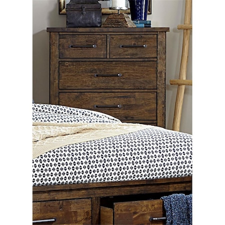 Made4Mattress 53.5 x 17.75 x 37.5 in. Jerrick Chest - Rustic Burnished MA2971440